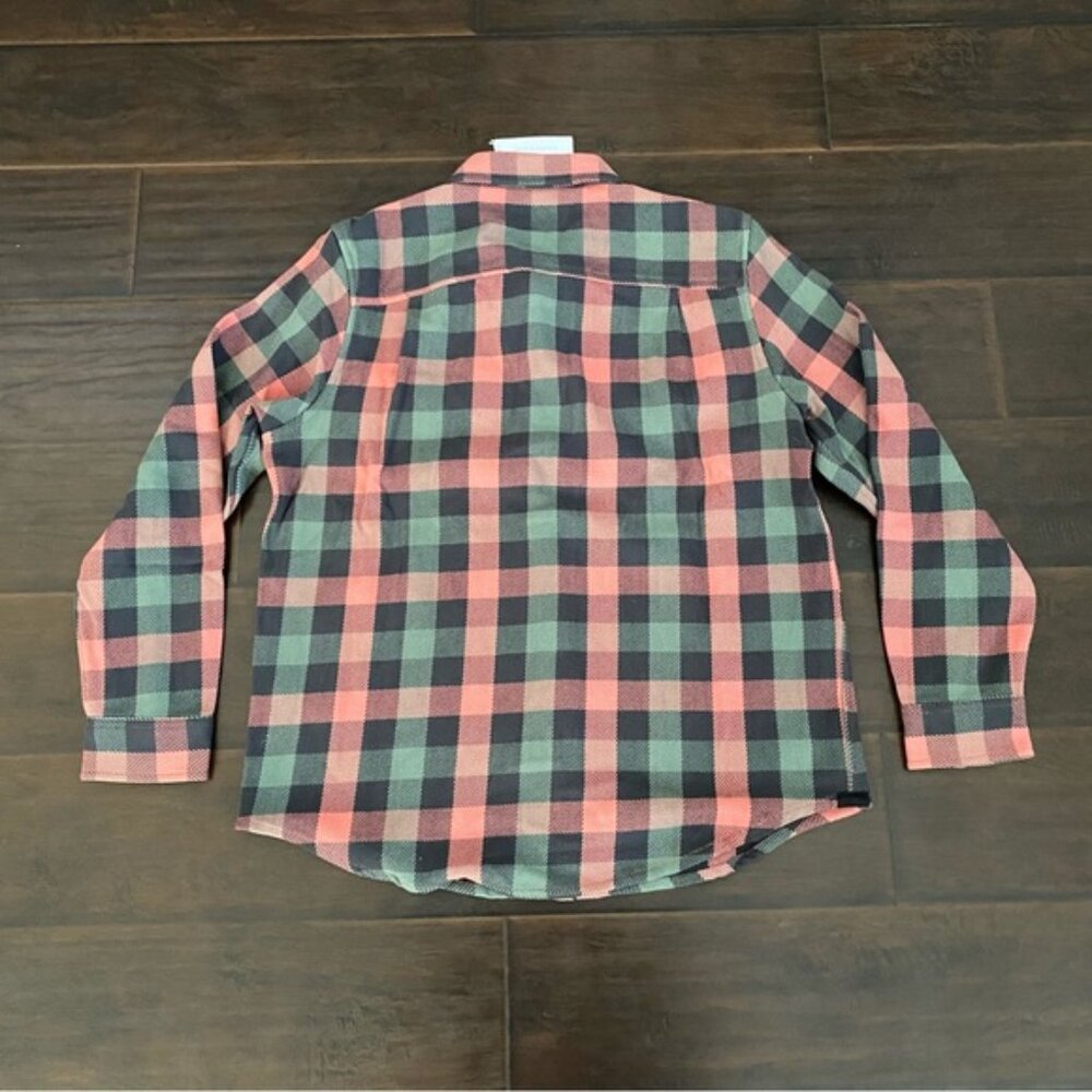 New Outerknown Check Pattern Button Down Blanket … - image 3